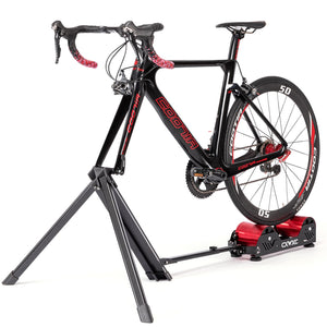 Bike Trainer Stand Resistance Adjustable - Portable Magnetic Bicycle Rollers Indoor Exercise/Fitness/Workout - Fordable Fully Aluminum Alloy Mimarta