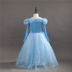 Cinderella Halloween Dress for Girls - Princess Costume Mimarta