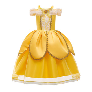 Belle Princess Halloween Dress for Kids (Beauty and the Beast) Mimarta