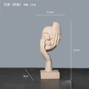 Abstract Character Statue - Nordic Luxury Desktop Decor Mimarta