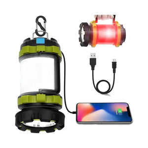 BossLamp Camp Lantern: Dual Light, Dual Power Rieworkes