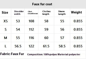 Women's Faux Fox Fur Coat: Luxe Furry Jacket for Autumn and Winter Rieworkes