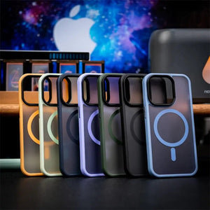 Luxury Magnetic Wireless Charging Case for iPhone Rieworkes