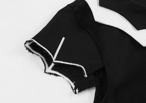 Embroidered Bat Dress for Women - Halloween Party Outfit Mimarta