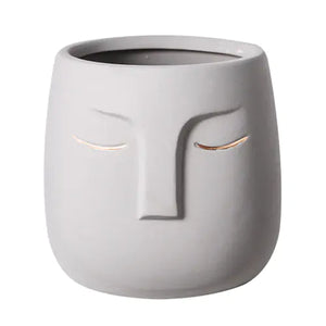 Ceramic Face Living Room Vase Rieworkes
