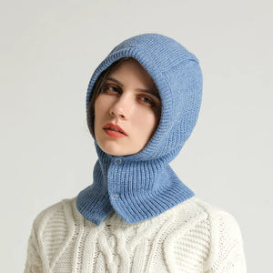 Women's Winter Knitted Cap and Warm Scarf Set Mimarta
