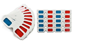 Cinema Glasses Paper Red Blue 3D Stereo Glasses Mimarta