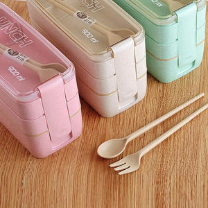 Wheat Straw Lunch Box Container Rieworkes