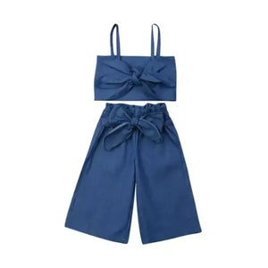 Denim Women's Shirt Set (Shirt Outfit) Mimarta