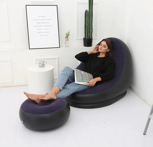 Inflatable Foldable Lounge Chair for Outdoor Use Mimarta