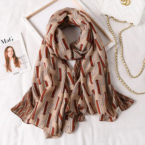 Plaid Scarf for Women Rieworkes