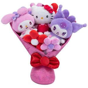 Hello Kitty and Friends - 12-inch Plush Valentine’s Bouquet - 9 Plush Included - Officially Licensed Sanrio product from Jazwares Mimarta