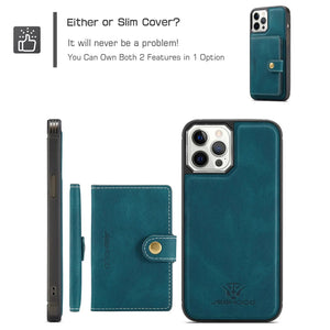 Luxury Magnetic Safe Leather Case For iPhone Rieworkes