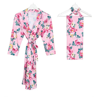 Cotton Maternity Hospital Robe & Baby Set (One Set) Mimarta