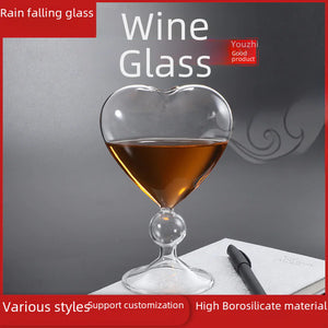 Heart-Shaped Cocktail Glass - Creative Japanese Design Mimarta