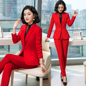 Fashionable Women's Workwear Set for Fall-Winter (2 Pieces) Mimarta