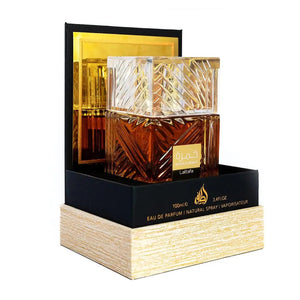 Lattafa Perfumes Khamrah for Unisex Eau de Parfum Spray, 3.4 Ounce Aromatic Spicy 3.4 Fl Oz (Pack of 1) Rieworkes