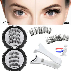 3D Magnetic Eyelashes Kit - Rieworkes