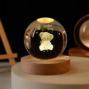 3D Night Crystal Ball - Rieworkes