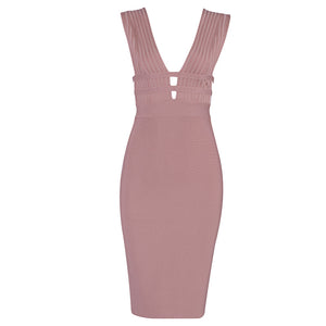 Sleeveless Backless Sexy Bandage Dress Mimarta