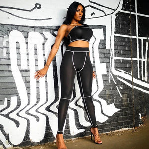 Fashionable Spring Summer Two-Piece Yoga Set Mimarta