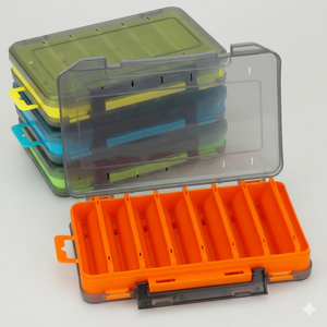 Durable Dual-Sided Fishing Tackle Box Mimarta
