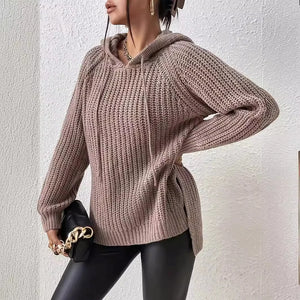 Pullover Hooded Sweater Women's Loose Slimming Rieworkes