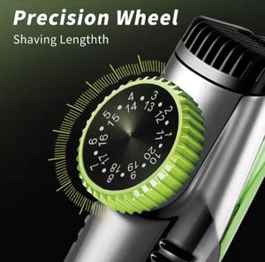 Washable Electric Vacuum Beard Trimmer: Mess-Free Wet & Dry Grooming with Auto-Suction! Rieworkes