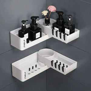 Creative Wall-Mounted Bathroom Storage Shelf (Triangle) Mimarta