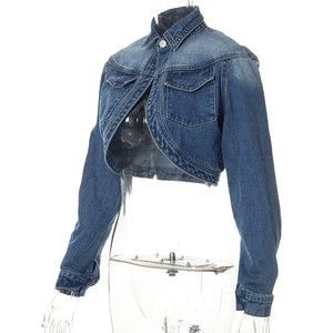 Cropped Denim Jacket Women Rieworkes