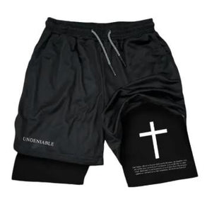 Men Christian Athletic Shorts Mimarta