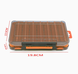 Durable Dual-Sided Fishing Tackle Box Mimarta