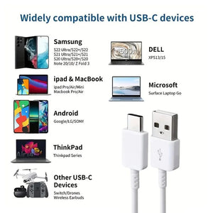 2x 3FT usb-C Charging Data Cable Rieworkes