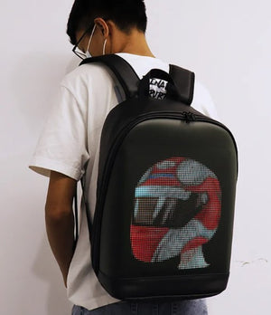 LED Display Icon Backpack Mimarta