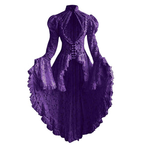 Victorian Dress for Women Retro Medieval Renaissance Corset Dress 18 Century Vampire Fairy Dresses Halloween Costumes Mimarta