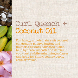 Maui Moisture Curl Quench + Coconut Oil Hydrating Curl Smoothie, Creamy Silicone-Free Styling Cream for Tight Curls, Braids, Twist-Outs & Wash & Go Styles, Vegan & Paraben-Free, 12 Ounce 12 Ounce (Pack of 1) Rieworkes