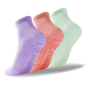deefly Women Yoga SocksNon Slip Grip Pilates Socks Unthickened(color set 7) Mimarta