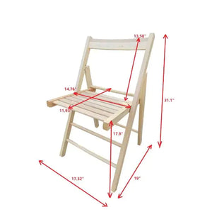 Chair Foldable Style - Natural Color Rieworkes