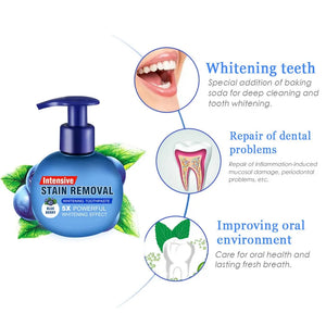 Toothpaste Whitening Teeth Stain Removal Rieworkes