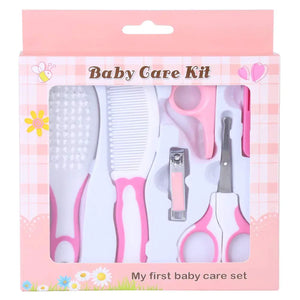 Baby Grooming Kit 6pcs Baby Health Care Kit Nursery Care Kit Baby Health Care Set Portable Safety Cutter Baby Hair Brush Nail Kit for Nursing Baby Heath and Grooming () Mimarta