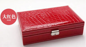 Cosmetic Leather Jewelry Box Rieworkes