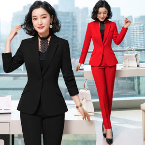 Fashionable Women's Workwear Set for Fall-Winter (2 Pieces) Mimarta