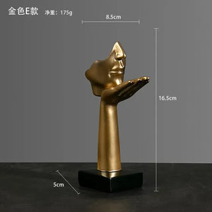 Abstract Character Statue - Nordic Luxury Desktop Decor Mimarta