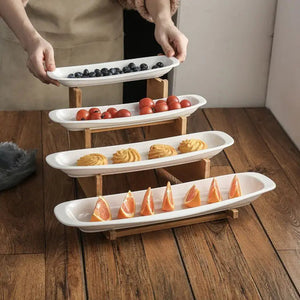 Ceramic Tiered Cake Plate Rieworkes