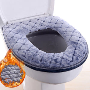 Plush Washable O-Shape Toilet Seat Cover Mimarta