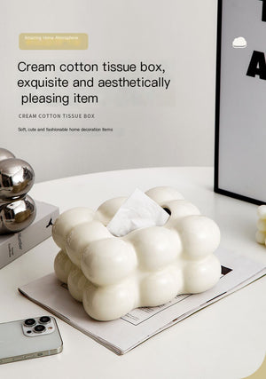 Modern Minimalist Cotton Candy Tissue Box Decor Mimarta