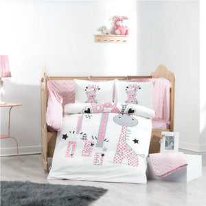 Hobby Buddy - Pink Baby Duvet Cover Set Rieworkes