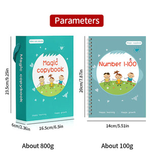Children's English Copy Groove Font Magic Practice Copybook Setk Mimarta