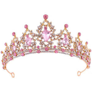 Luxury Rhinestone Bridal Crown Hair Accessory Mimarta