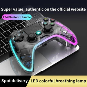 Bluetooth Wireless Transparent PS4 Gamepad Controller Mimarta